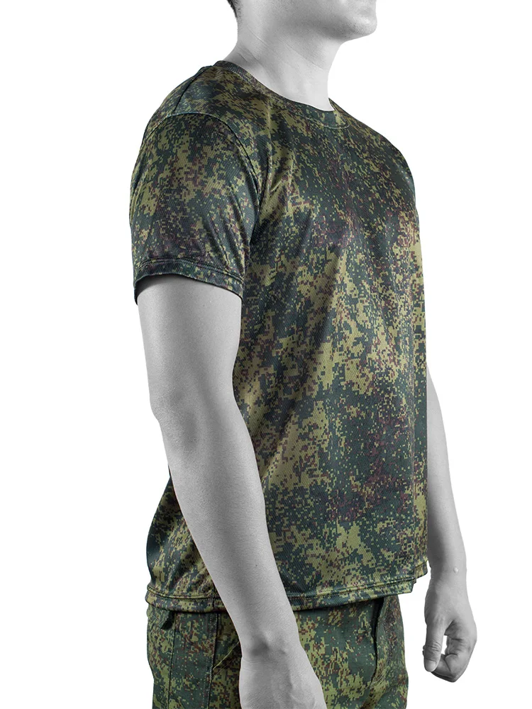 Short sleeved quick drying T-shirt, Russian EMR Little Green Man tactical t-shirt, male army fan ice silk camouflage outdoor