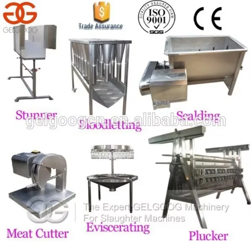 2025 อัตโนมัติมืออาชีพฆ่าเครื่องไก่สัตว์ปีก Slaughtering อุปกรณ์การประมวลผล Poultry Slaughter Line ราคา