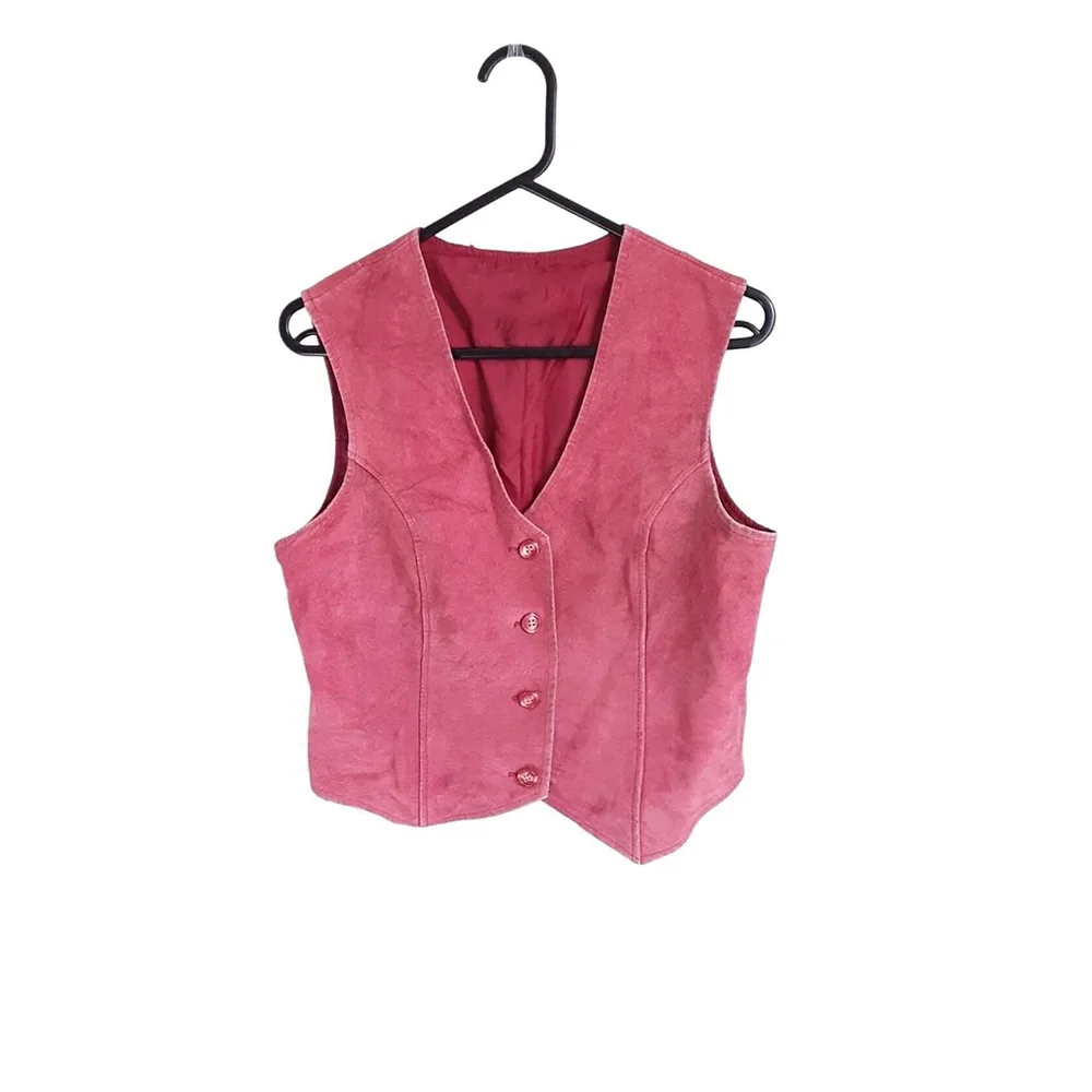 Autumn Women's Fashion Vest Ladies Ladies' Suede Vest Lady Vests for Elegant Women New in External Clothes Jackets Top Working