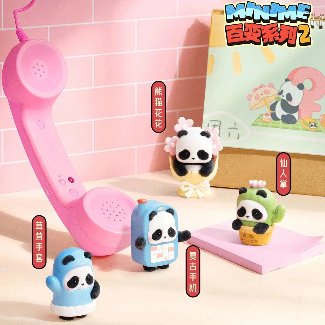 52Toys Panda Roll Minime Series 2 Blind Box Collectible Art Figurine Desktop Display Decor Trendy Toy Gifts For Adult Collectors - view 5