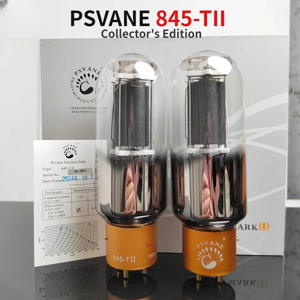 PSVANE 845-TII Plus Vacuum Tube Replace 845 A845 E-845 845-DG 845-T 845-TA Electronic Tube Amplifier Kit DIY Tube Amp