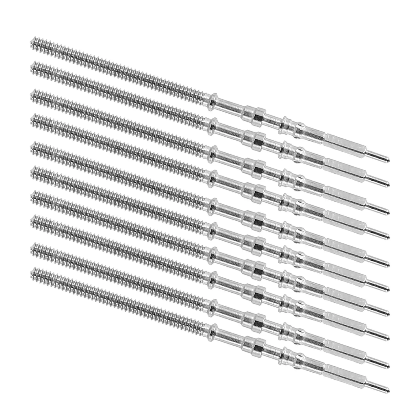 Kit de couronne de potence en acier pour montre à mouvement, pièces de rechange, NH35, NH36, NH38, NH39, 10 pièces