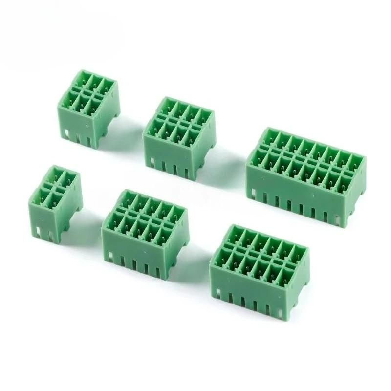 KF2EDGKRH/NH-3.5mm 피치, 플러그인 터미널 커넥터 이중 행 곡선 핀 소켓 플러그