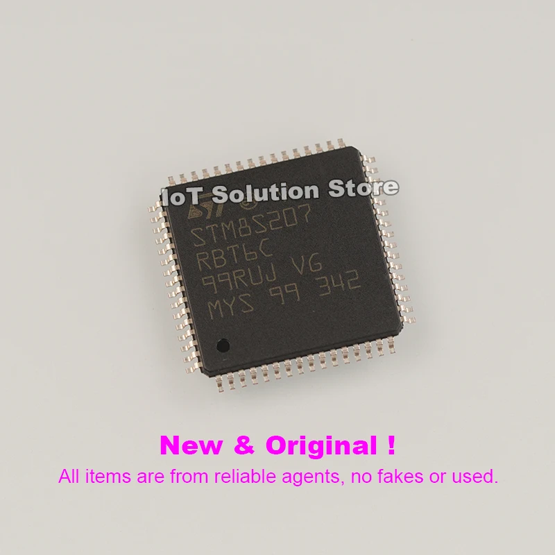 STM8S207RBT6C 14x14x1,4mm, STM8S207RBT6CTR