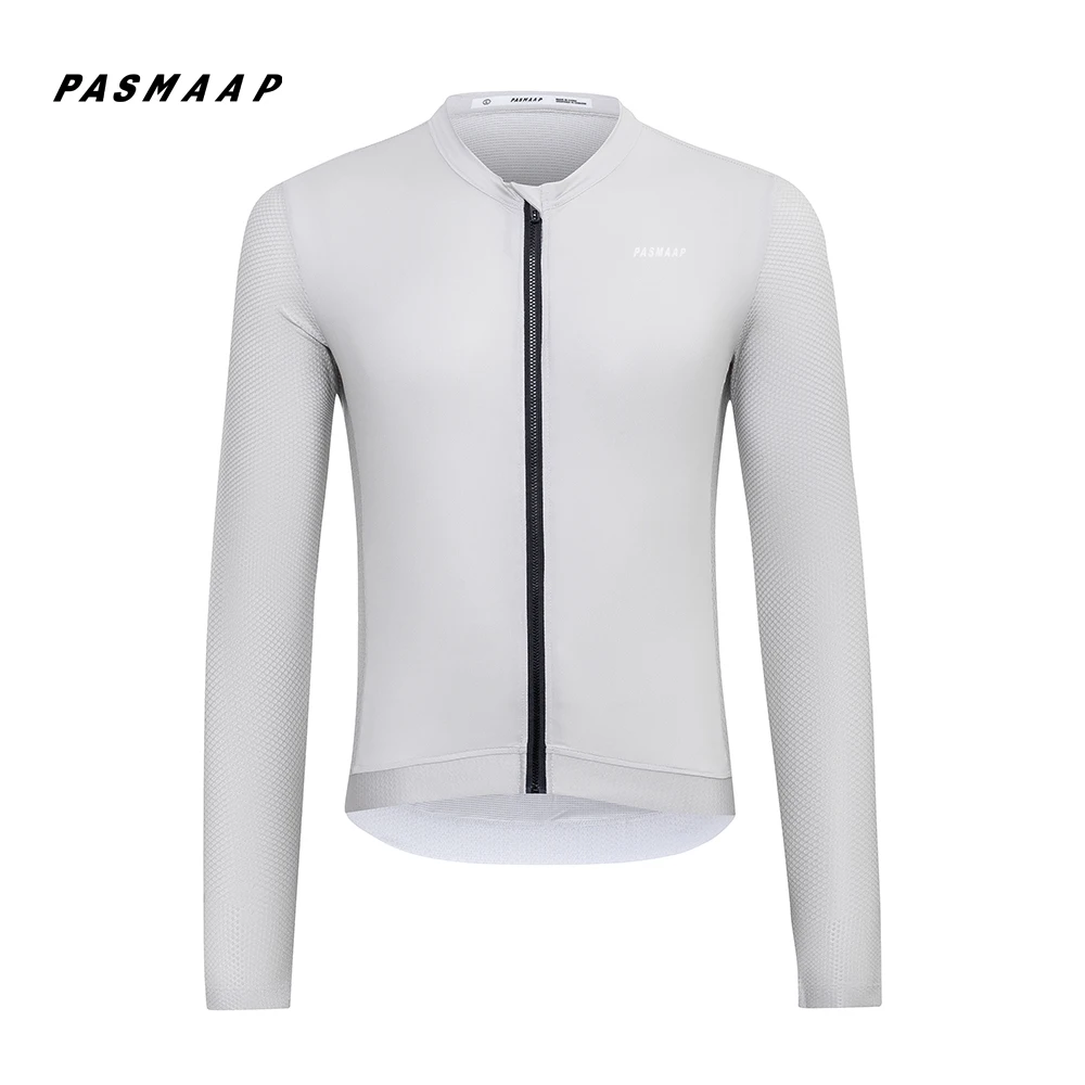 2025 PASMAAP Cycling Jersey Long Sleeve Pro Team Jersey MTB Road Bike Clothing Maillot Ciclismo Hombre Breathable Bicycle Shirts