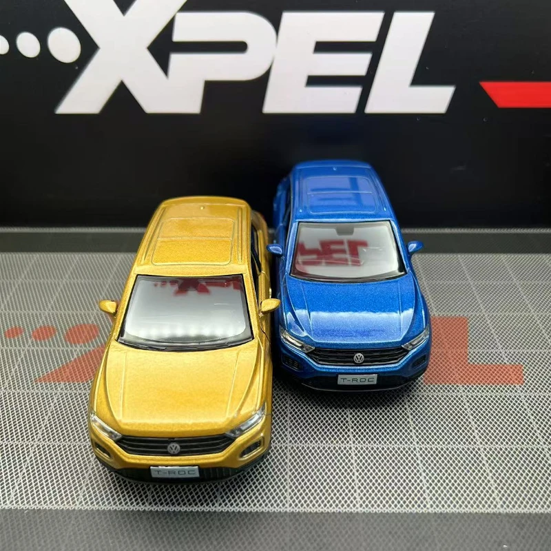 1:36 Volkswagen T-ROC Alloy Car Model Diecast & Toy Vehicles Metal Car Model Simulation Pull Back Collection Childrens Toy F344