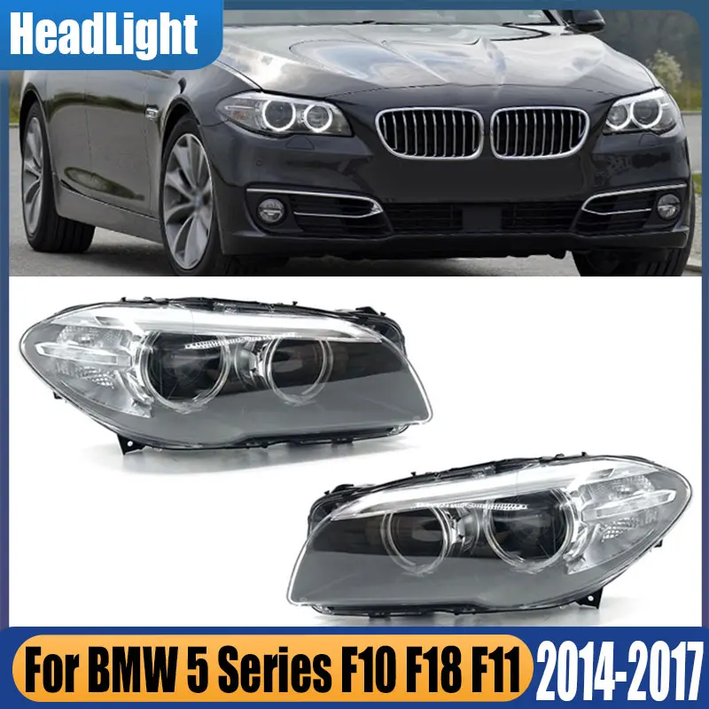 

For BMW 5 Series F10 F18 2014-2017 Car Accessories Front Xenon Headlight HID Head Light Driving Light Auto Day Light Assembly