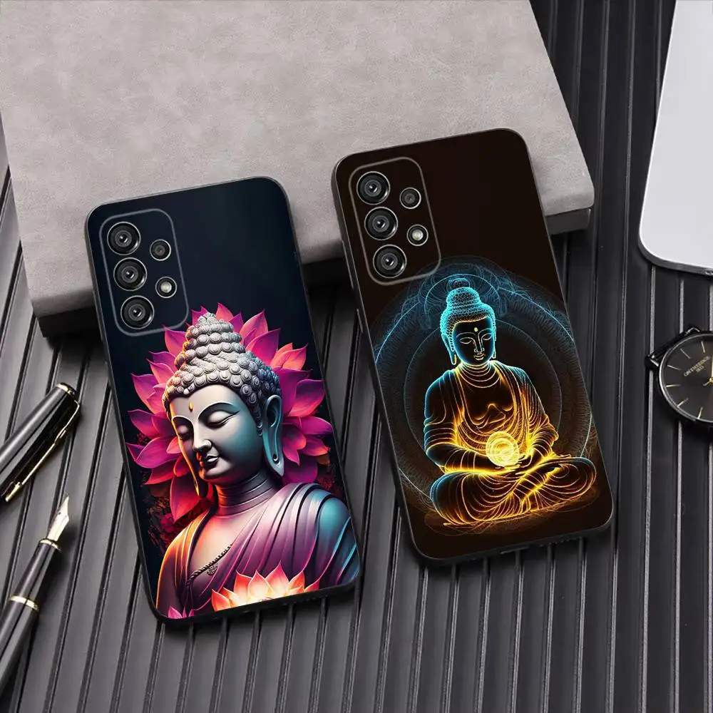 

Lord Buddha Phone Case For Samsung Galaxy A13,A21s,A22,A31,A32,A52,A53,A71,A80,A91 Soft Black Shell