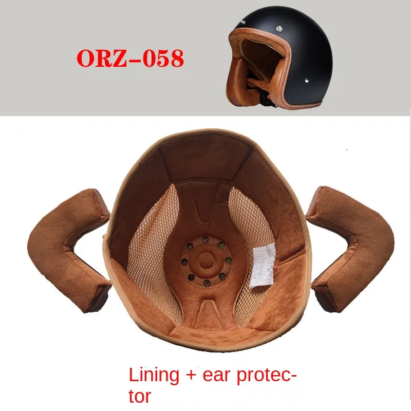 Motocicleta Capacete Proteção Orelha, Forro Original, Orz 058, 966, 911, LVS, 701, 702, JIEKAI AIS, Acessórios Capacete