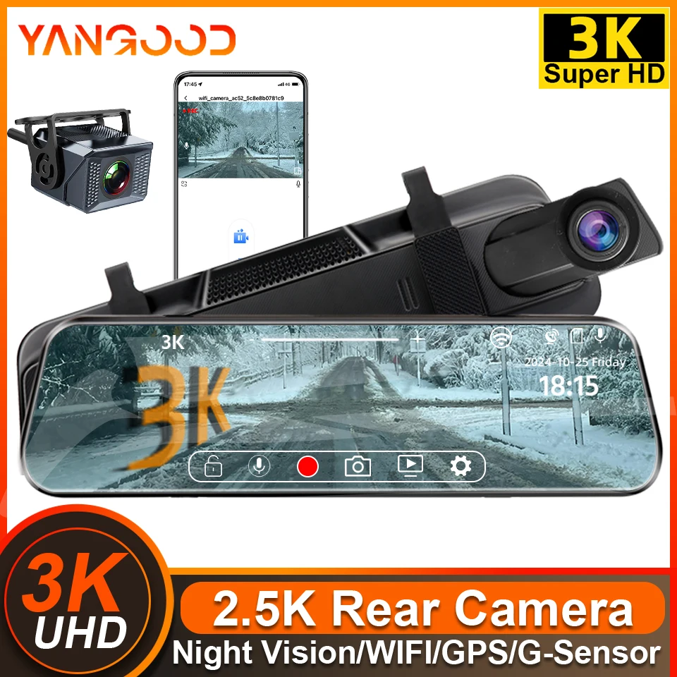 Yangood Dashcam 3K+…