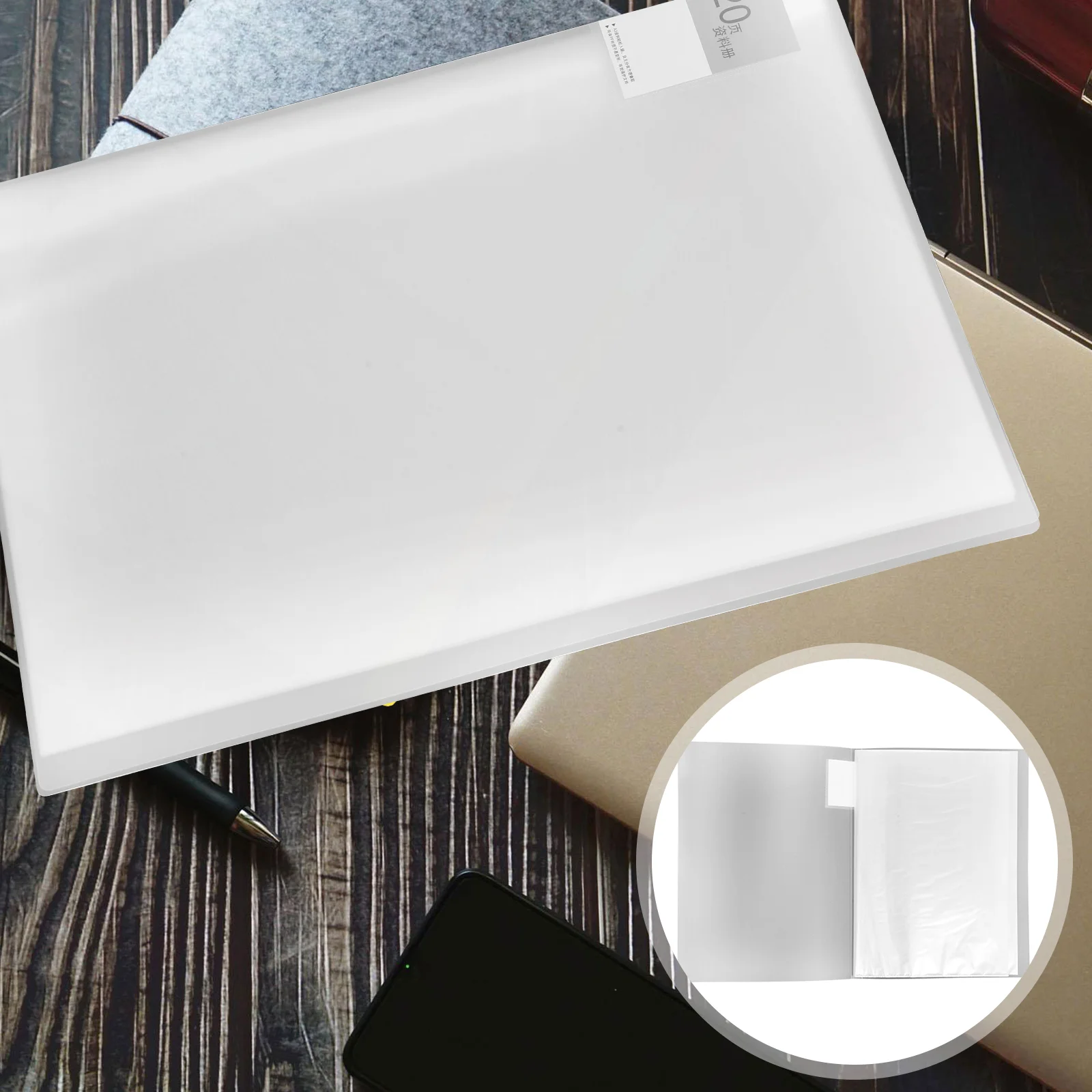 Display Folder File Organizer Practical File Folder Container Multi-use Folder Office File Organizer