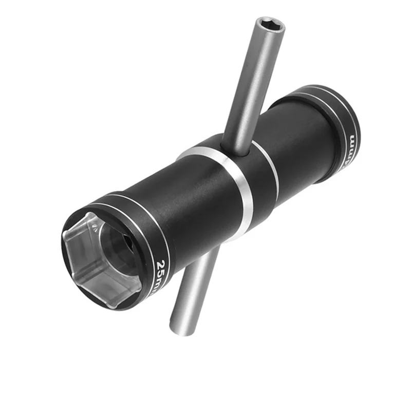 

1 PCS 1:5 Model Car Aluminum Alloy 4.0Mm 5.5Mm 24Mm 25Mm Hexagonal Sleeve Adapter Disassembly And Assembly Black-Y44A