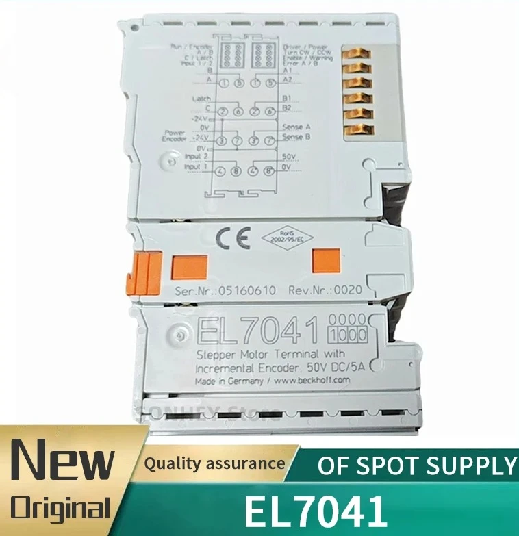 

Новые оригинальные модули BECKHOFF 2026 года: EL4001, EK1122, EK1101, EL9186, EL5151, EL7041, EL2004, EL9410, EL1004