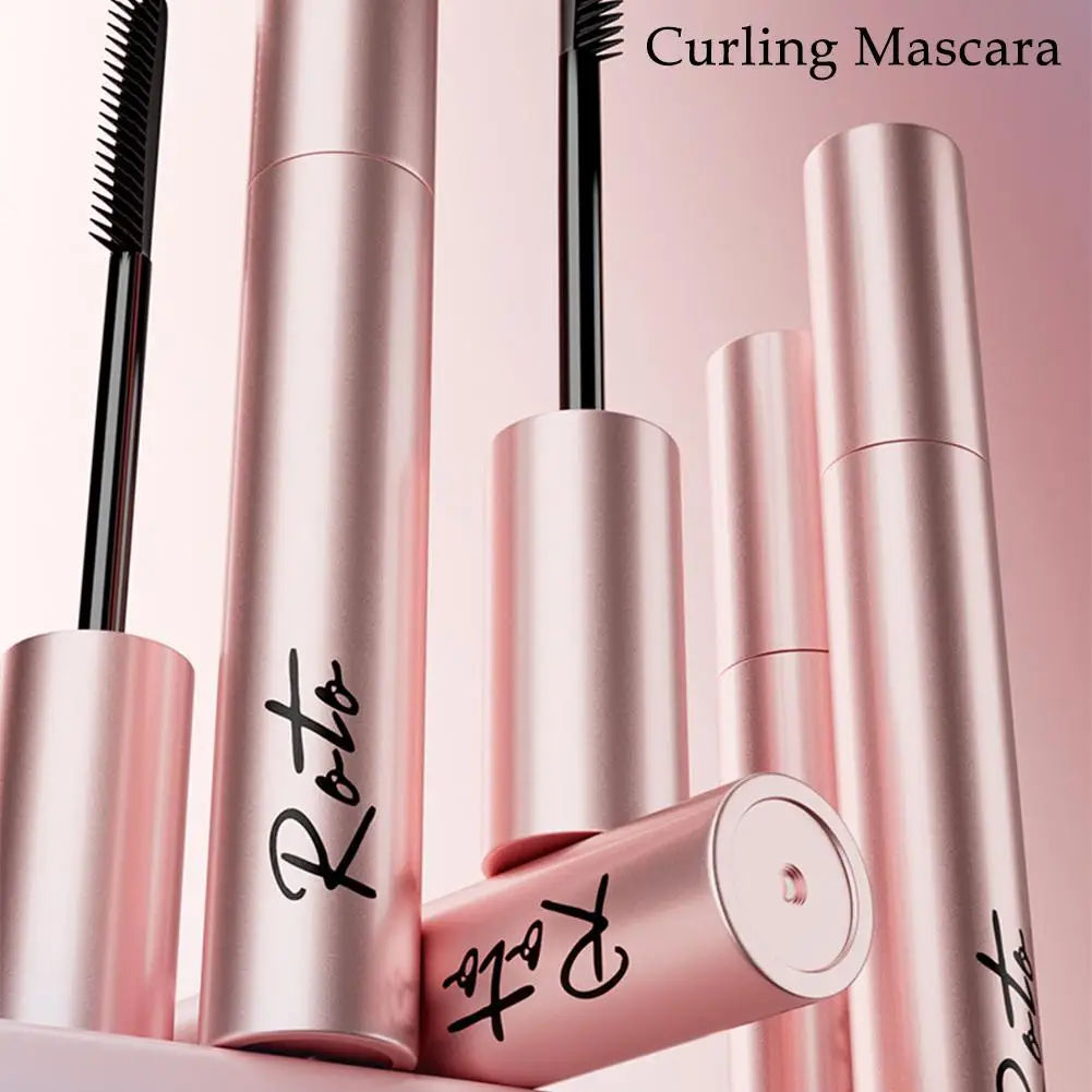 Mascara imperméable à l'eau, extension de cils allongée, sans bavure, mince, forme optique longue, bouclage, volume brun, cosmétiques