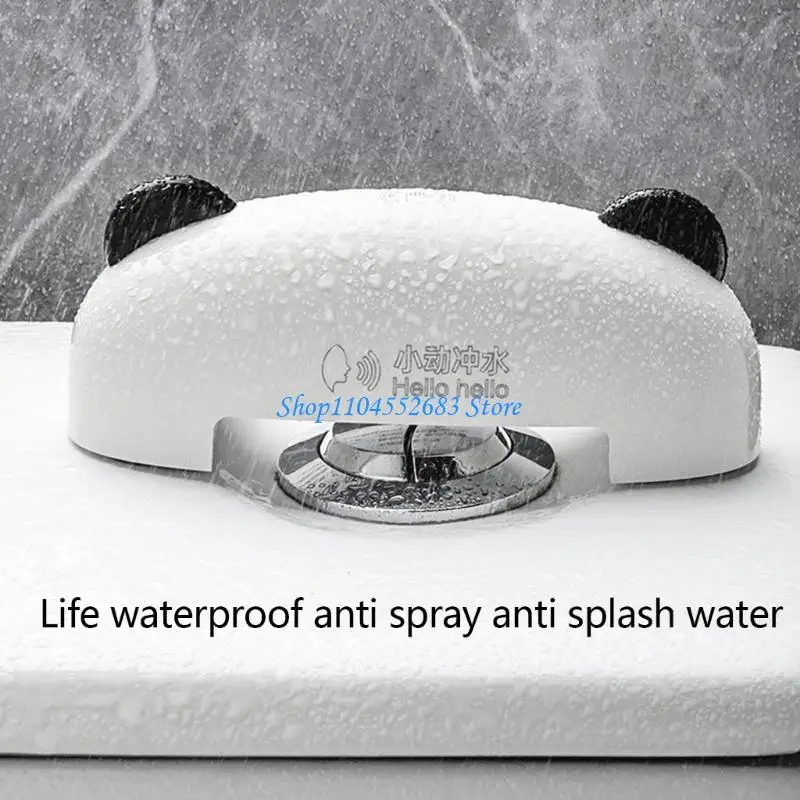 Y6GD مرحاض أوتوماتيكي موفر للمياه، مزود بأمر صوتي، مزود طاقة بقدرة مللي أمبير في الساعة، بناء متانة #3