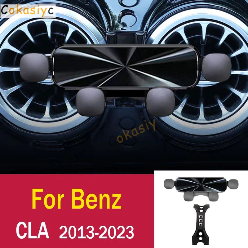 

Gravity Car Phone Holder Mobile Cell Phone Support Mount for Mercedes Benz W117 C117 C118 CLA 2013-2023 Accessories