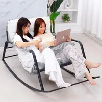 Luxury Chaise Lounge Nordic Relaxing Chair Lazy Rocking Chair Modern Living Room Chairs with Backrest Design Balcony Furniture