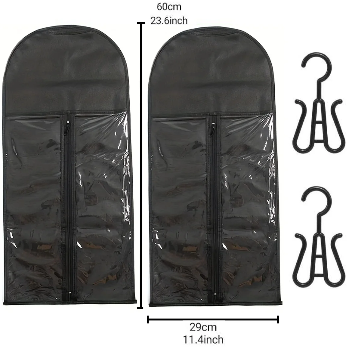 Wig Storage Bags with Hanger for Hair Extensions