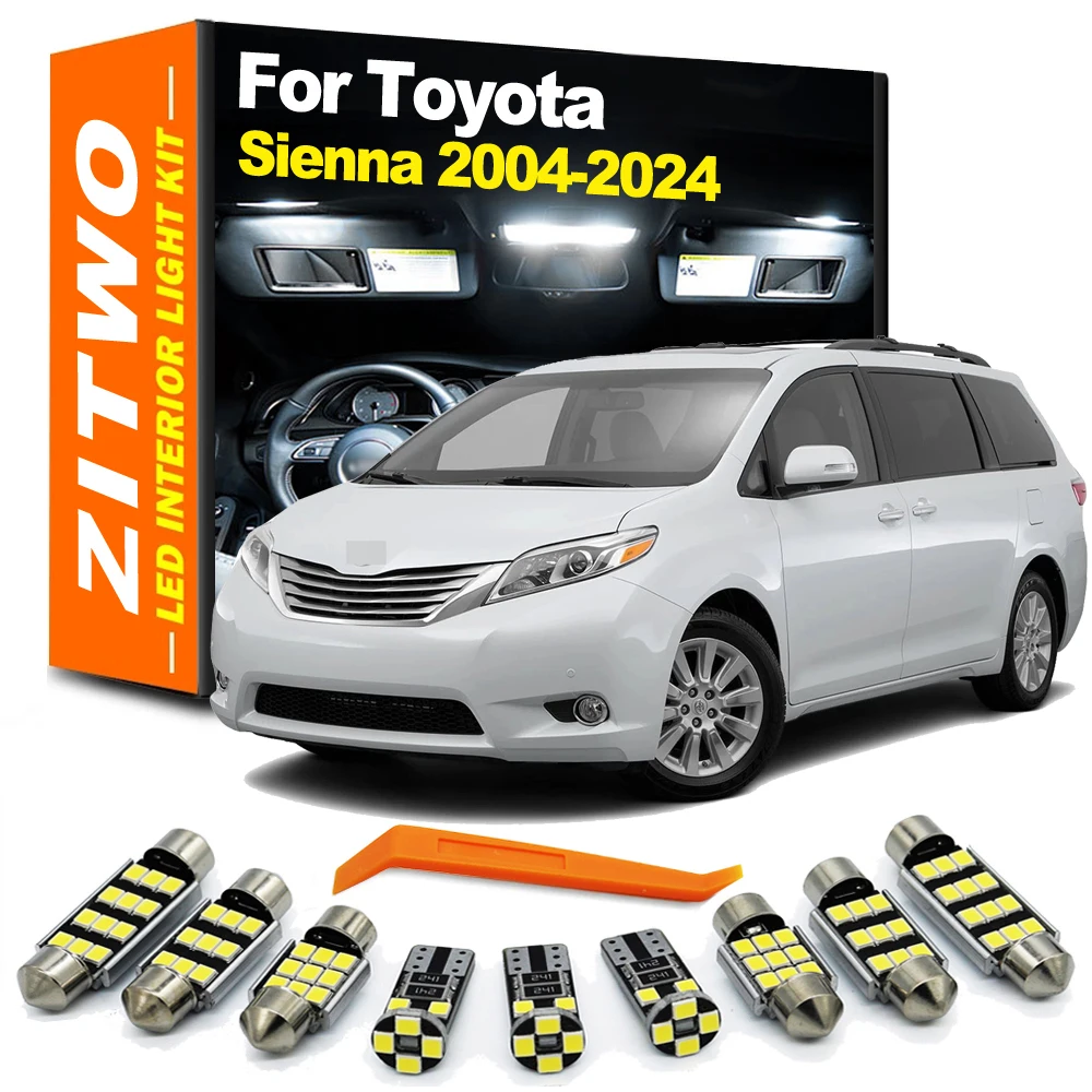 

Canbus LED Interior Dome Map Reading Light Bulb Kit For Toyota Sienna 2004- 2017 2018 2019 2020 2021 2022 2023 2024 Accessories