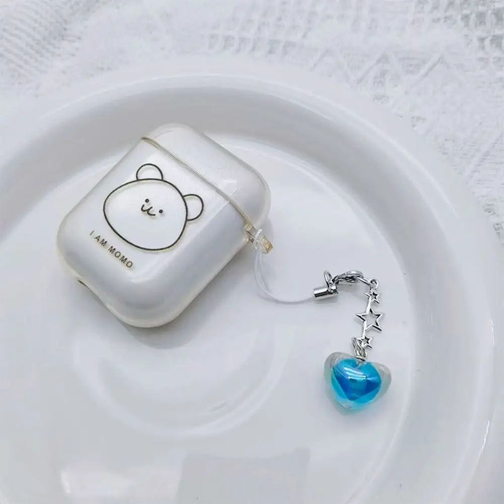 Acrylic Love Star Phone Chain Phone Charm DIY Handmade Laser Butterfly Phone Pendant Y2K Style Ins Sweet Phone Lanyard