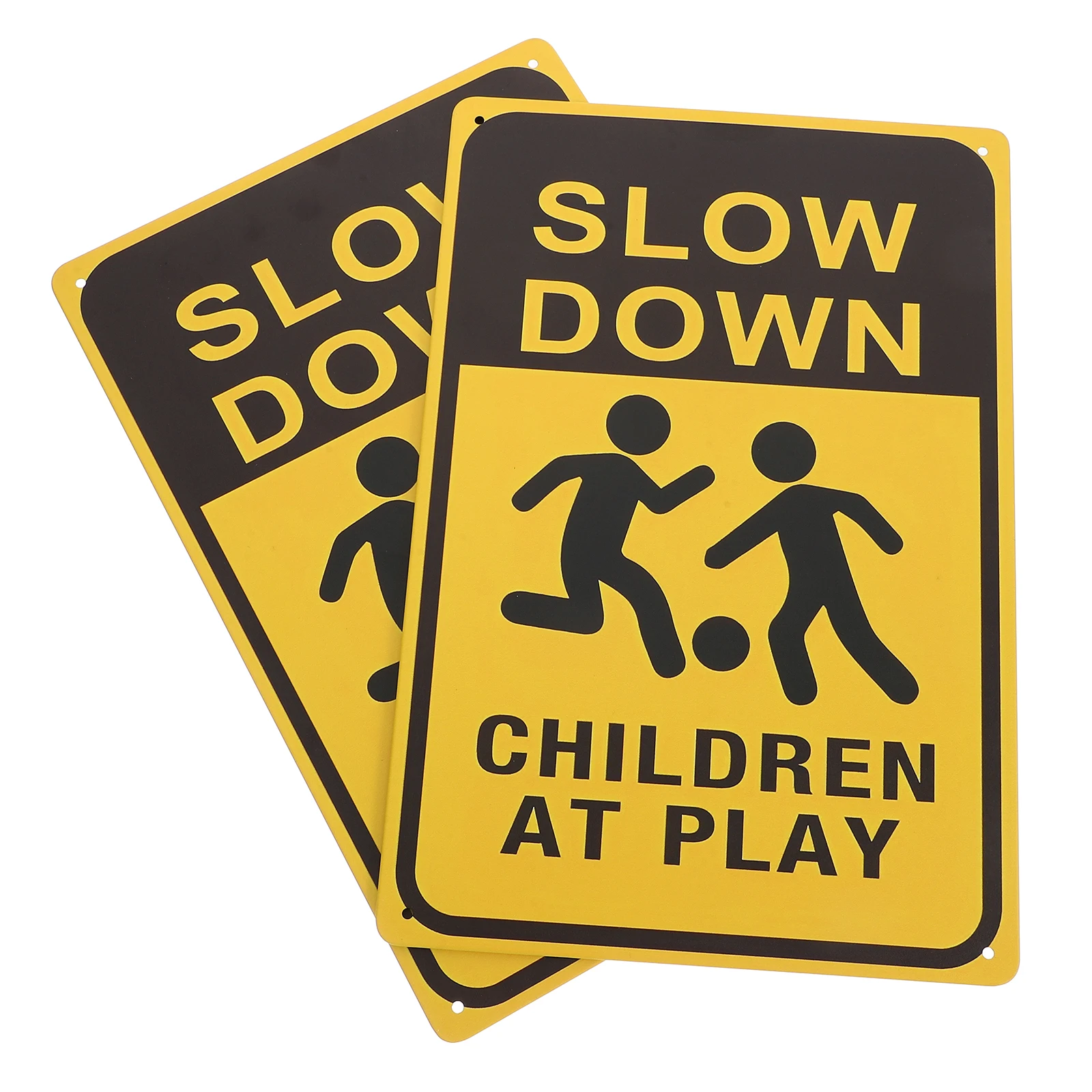 

Children's Play Safety Warning Sign Playing for Street Kid Alert at Farmhouse Home Decor Signs Garden