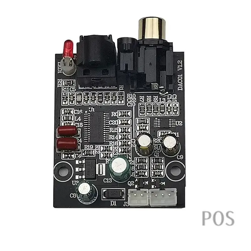 

Digital Audio Decoder DAC 24 Bit 192K Optical Fiber Coaxial Decoder Signal Input Stereo Output Decod For Sound Amplifier-POS