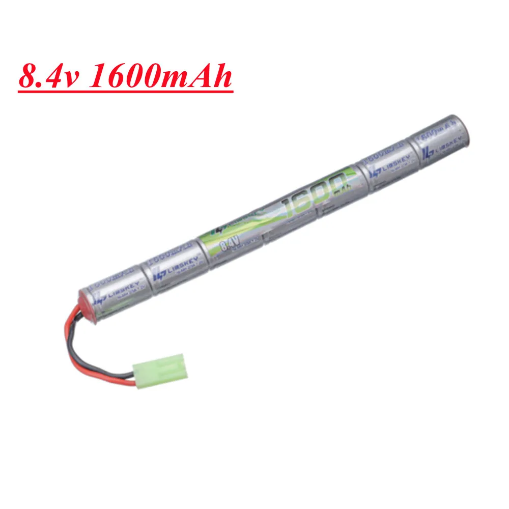 7S 2/3A 8.4v 1600mAh Stick NIMH Airsoft Guns Battery Pack z Tamiya do Airsoft Mini AK series AK47, MP5K, RPK, PKM