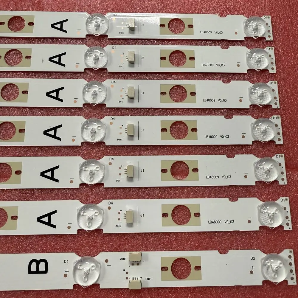 7pcs/set LED Strip for SONY TV KDL-48WD650 KDL-48WD653 KDL-48W650D KDL-48W653 KDL-48W655 LB48009 V1_04