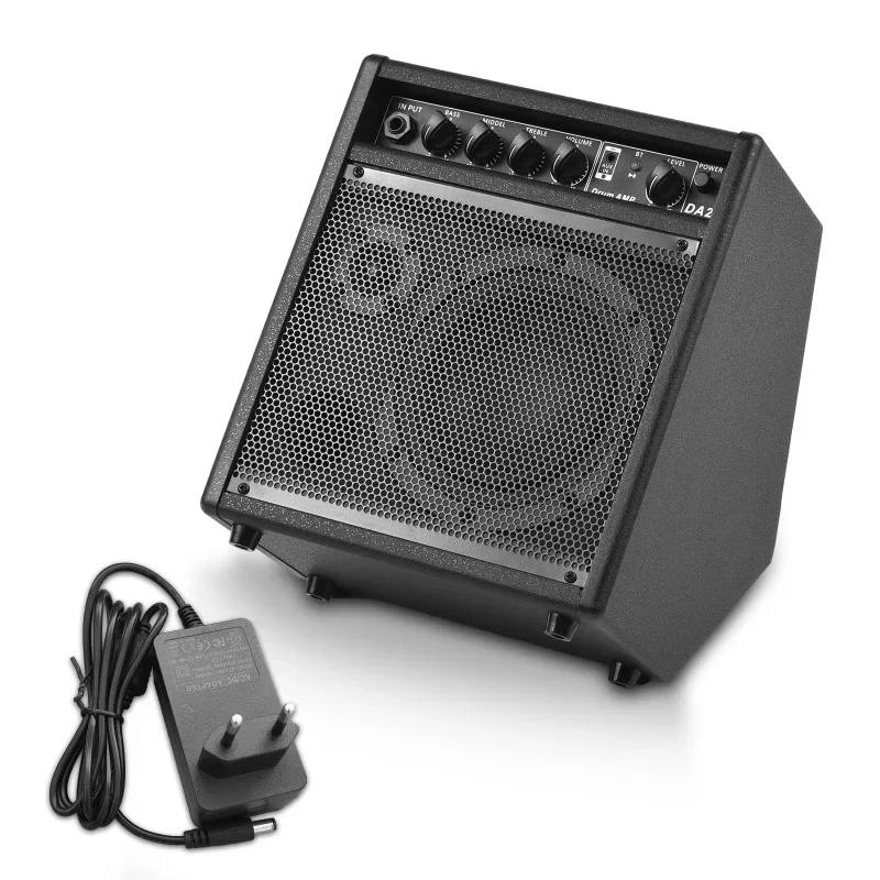 Electronic Drum Speaker  Portable BT Practice Drum Amplifier Speaker for Electric Drums Keyboard Wooden Guitars Home Practice