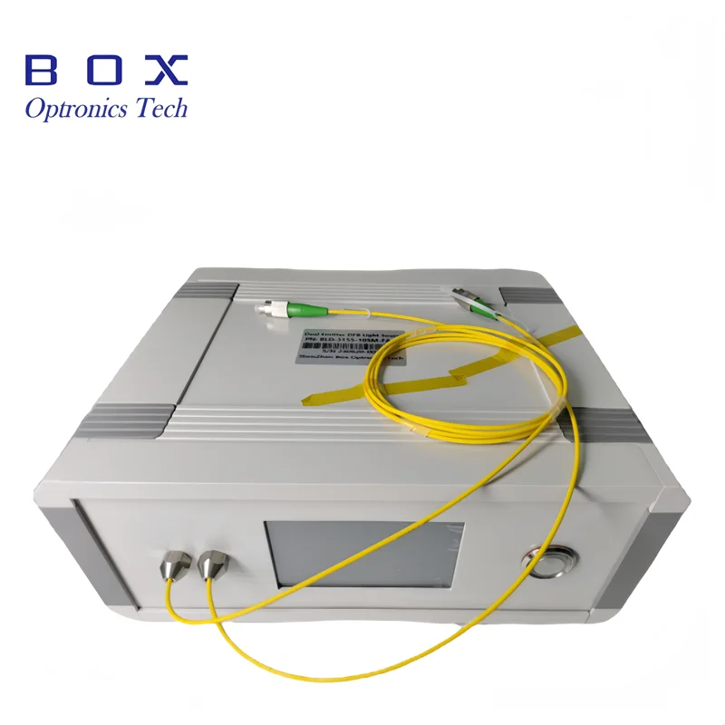 BOX 1064nm 220VAC Desktop DFB Laser Source 200mW PM980 Polarization Maintaining Fiber