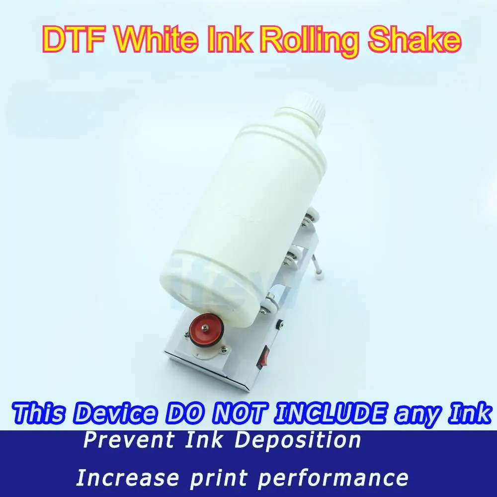 

DTF White Ink Roll Kit Rolling Shake Prevent Ink Deposition DTG UV DTF White Ink 1000ML Rotator To Avoid Precipitation Sediment