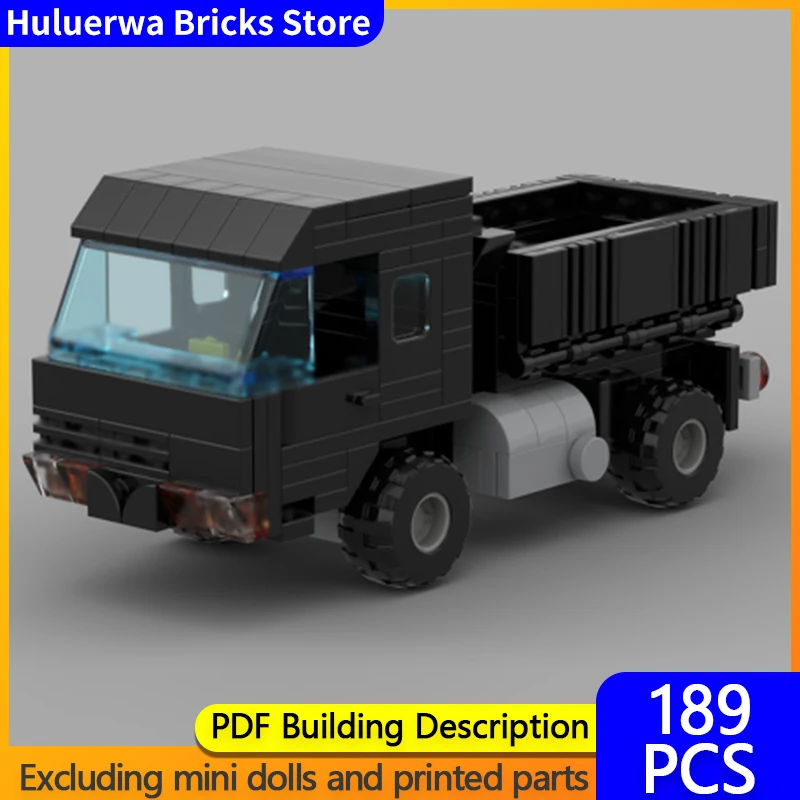 

Военный легкий тактический грузовик, модель MOC, строительные кирпичи, военное оборудование, модульная технология, подарок, праздник, сборка, детский игрушечный костюм