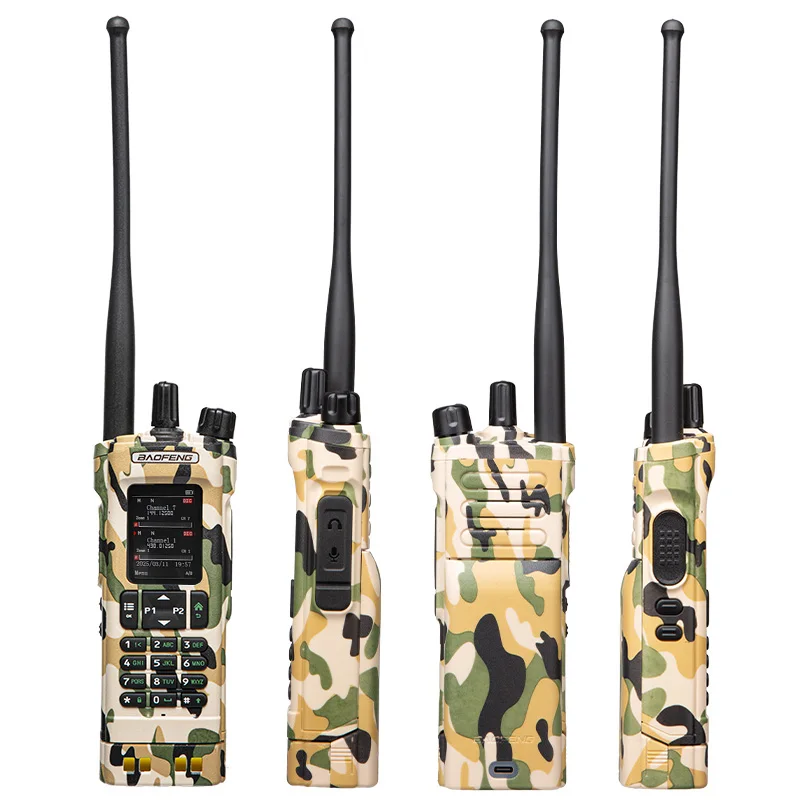 Baofeng DMR DM-32UV Цифровой камуфляж GPS 10 Вт Многодиапазонный C-opy Частота для программирования Bluetooth Радиолюбитель дальнего действия