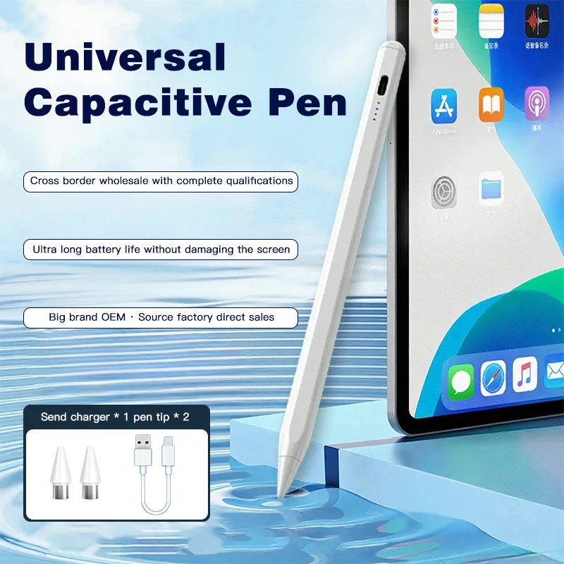 

Универсальный стилус для Android IOS Windows, емкостный экран, сенсорная ручка для iPad Apple, карандаш для Huawei Xiaomi Tablet Pen