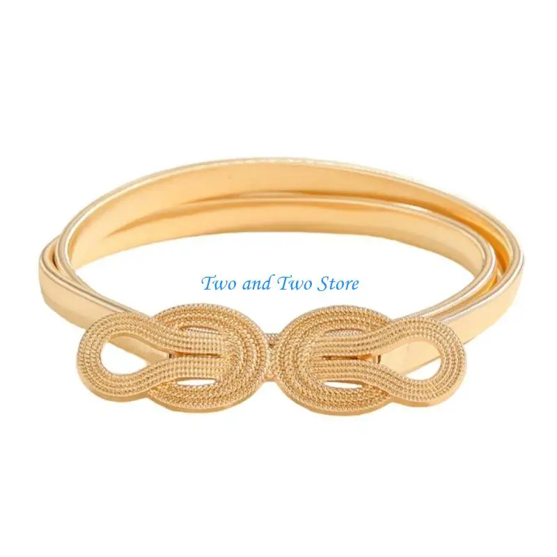 HX6F Modern Elastic Belt Adjustable Spring Waistband Elegant Waiststrap For Lady