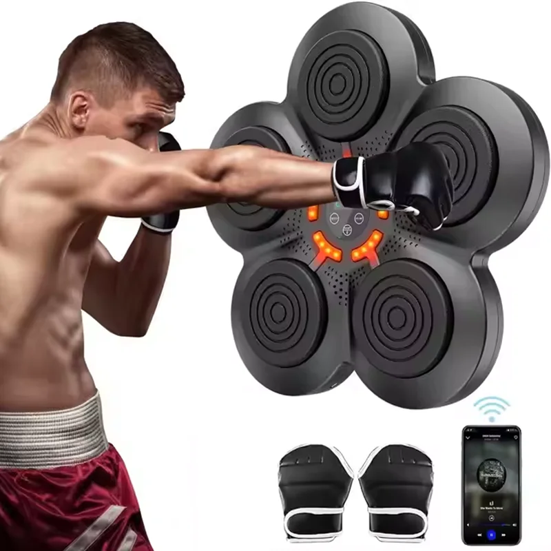 New Smart Music Boxing Training Adult/Children Sports Fitness Boxing Trainer Home Exercise Agility Reaction Training Wall Target