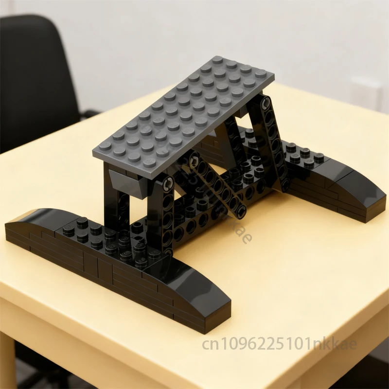 

MOC Razor Crest Display Stand 75292 Space Wars Fighter Bracket Building Block DIY Assembly Bricks Children Toy Gift Only Bracket