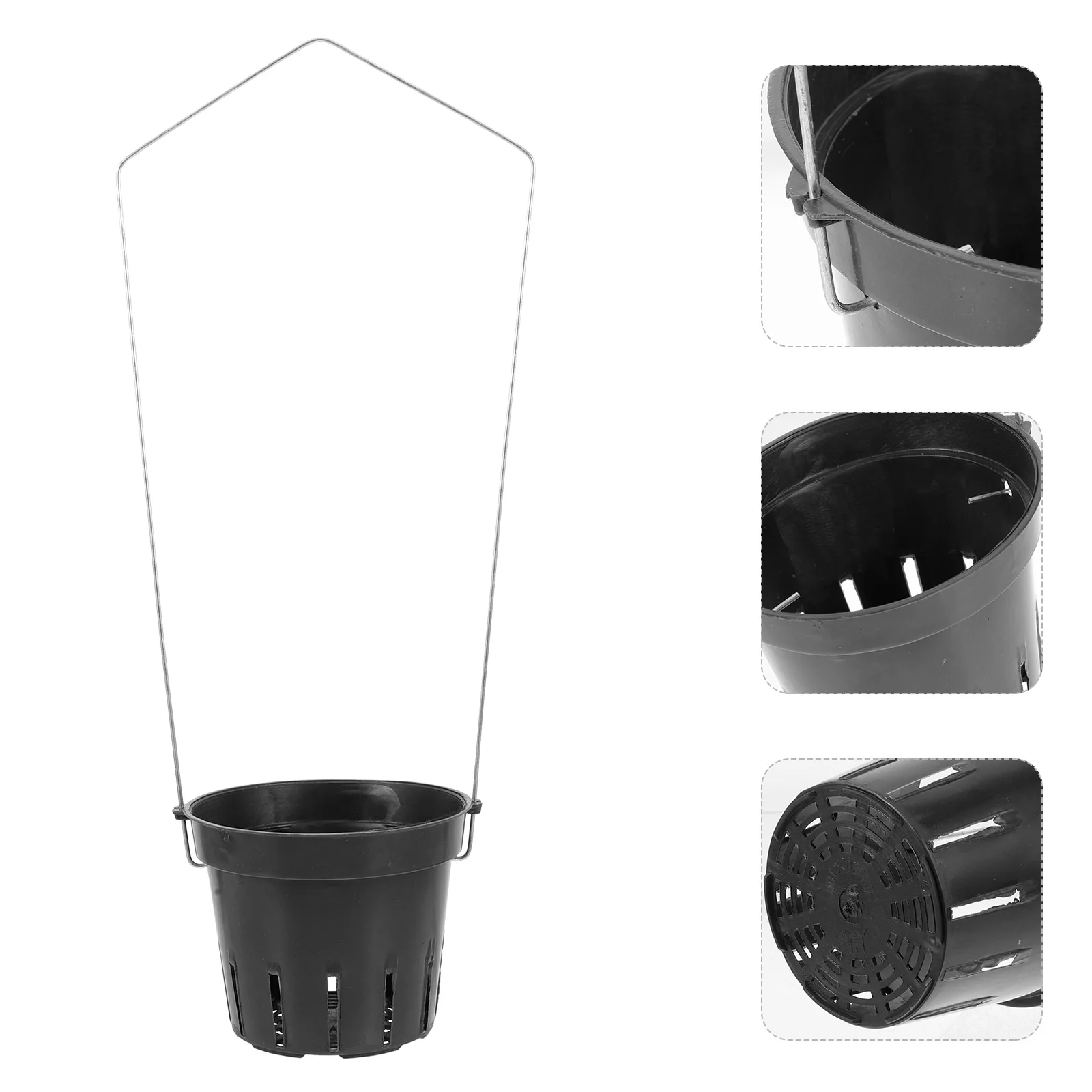 

Garden Porous Flower Pot Hanging Planters for Indoor Plants Chlorophytum Plastic Office