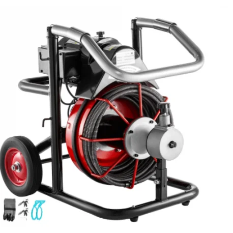 New E-Work D-75F Portable Electric 220V High Pressure Drain Pipe Cleaning Machine Industrial Professional Plumbing Sanitary