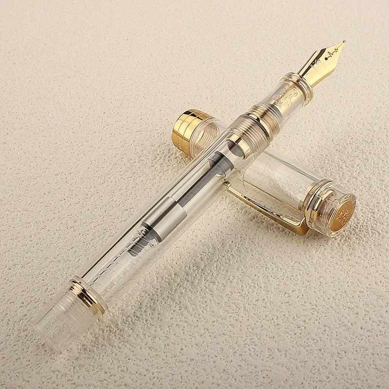 Imagem -03 - New Jinhao Century 100 Fountain Pen With Heartbeat Standard f Nibs For School Business Writing Office Stationery Students Gifts