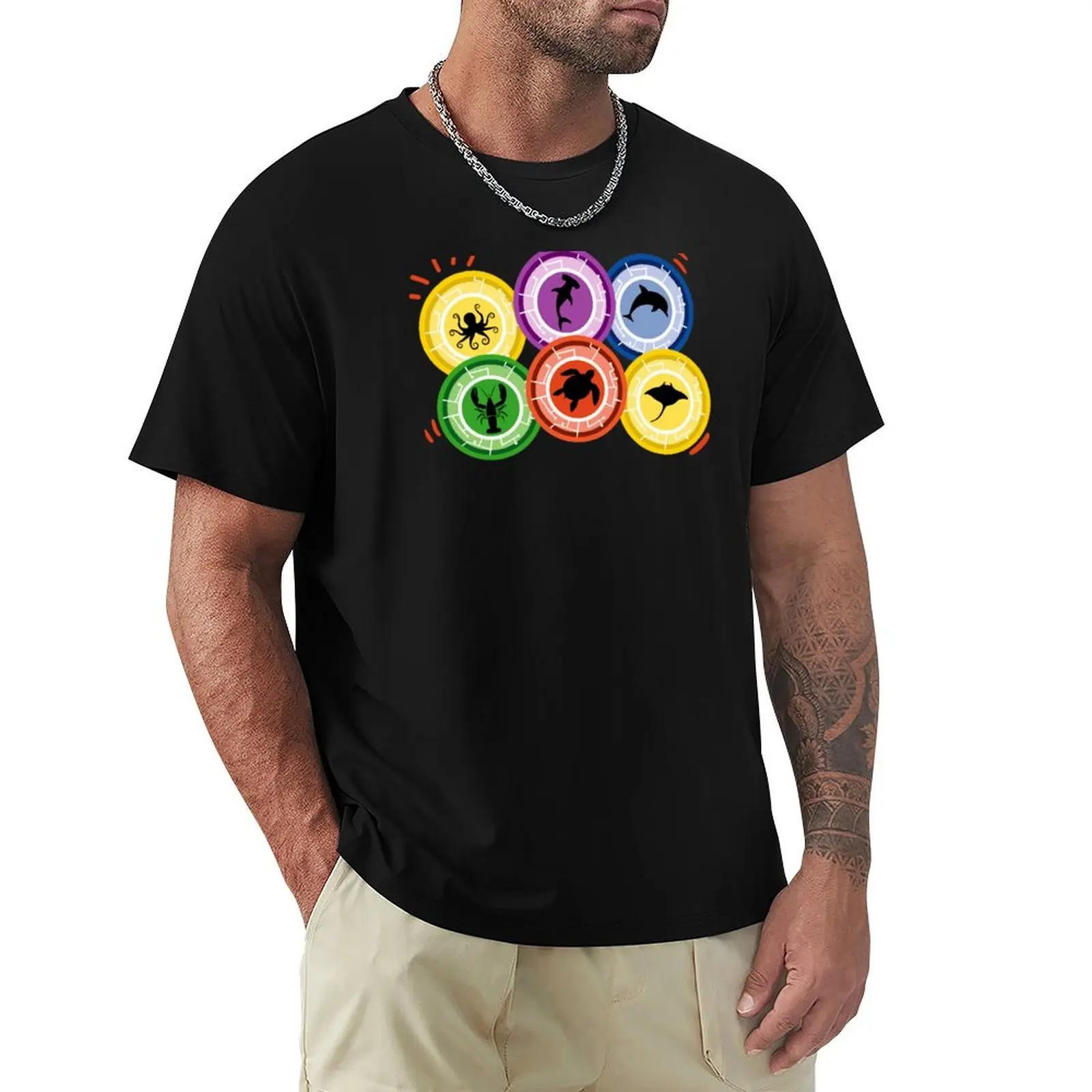 

Wild Kratts Creature Power discs: Ocean Edition T-Shirt korean fashion fashion shirts blue archive plain t shirts men