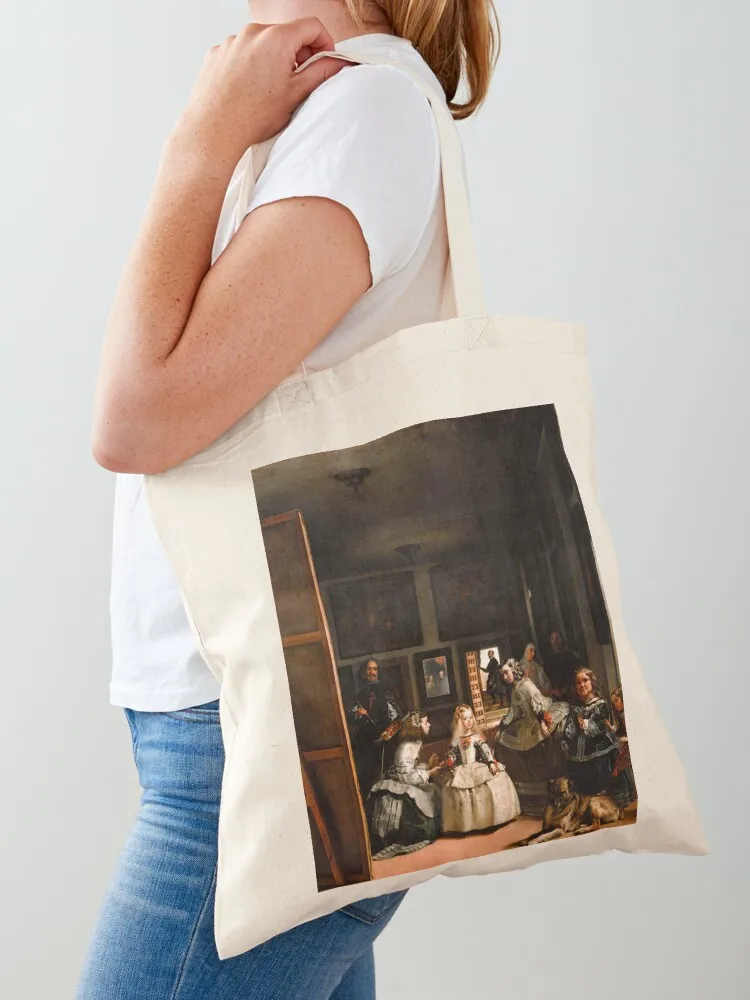 

Diego Velázquez Las Meninas (The Maids of Honour) Tote Bag Women's shopping bag Handbags Canvas bag tote