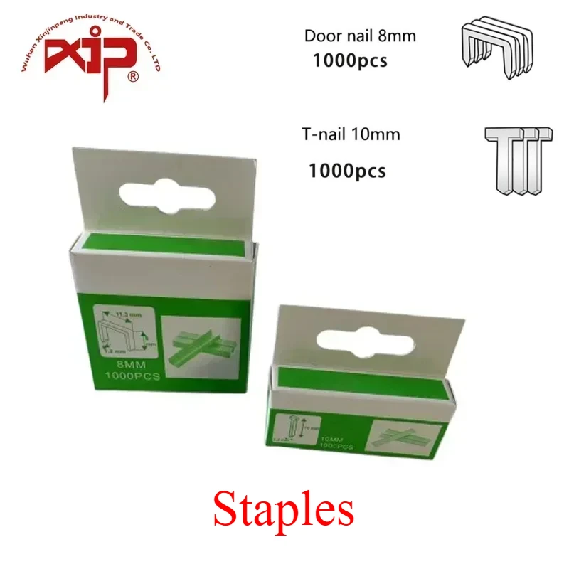 Staples 1000Pcs/Box Metal Staples Binding  Manual Stapler Gun Nails For Wood Furniture Household Use Herramientas Binding Tool