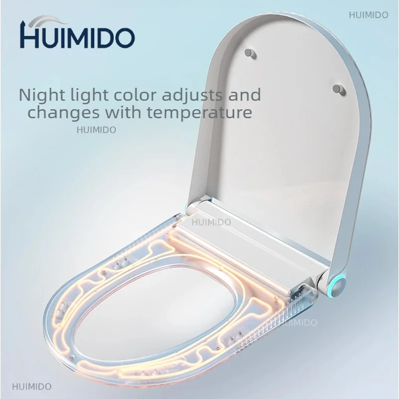 Slim Heated Toilet SeatEasy Install Toilet Seat Heater Auto Heating WC Cover Tapa Inodoro Night Lighting Warm Toilet Lid