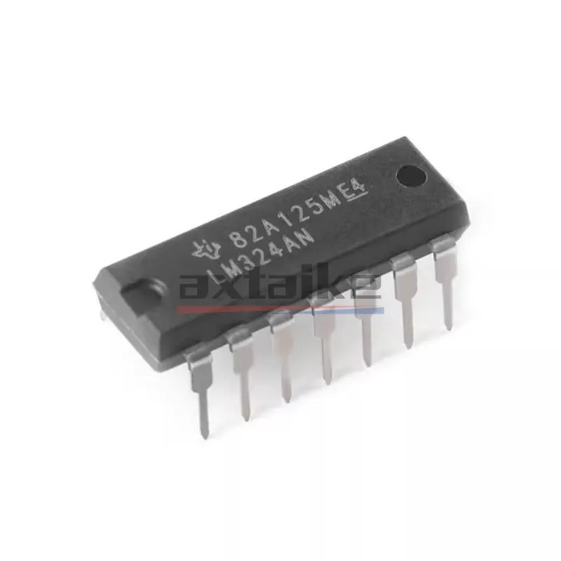 10PCS LM324 DIP14 SOP14 TSSOP LM324N LM324AN LM324DR LM324ADR LMV324AIDR LM324PWR LM324APWR LMV324IPWR Operational Amplifiers IC