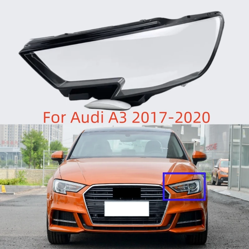 

Для Audi A3 2017 2018 2019 2020 автомобильные аксессуары для автомобилей фары стекло замена оригинального абажура