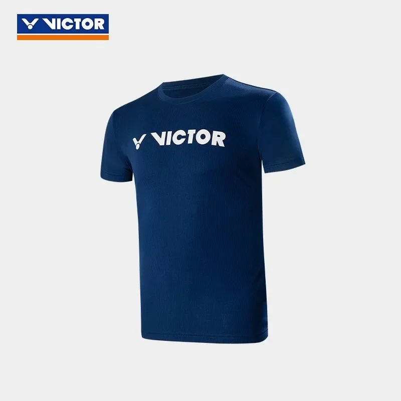 VICTOR Badminton Uniform Training Unisex Sports Short-sleeved T-shirt Luxury Brand T-shirt Tops Quick-drying Breathable T-40050