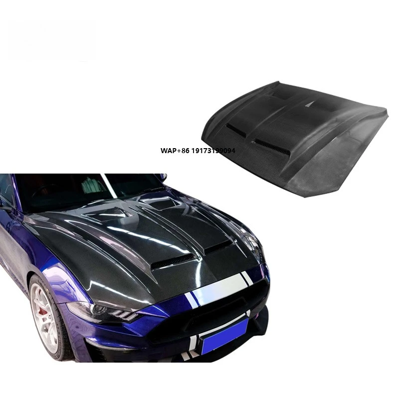 

1964-1969 for Mustang Models with Custom Super-Snake Carbon Fiber Hood
