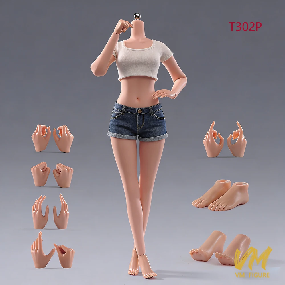 ANT AB001 T302 T303 T307 1/6 Schaal Vrouw Grote Borsten Super Flexibele Naadloze Lichaam 12 ''Vrouwelijke Soldaat Action Figure poppen Speelgoed