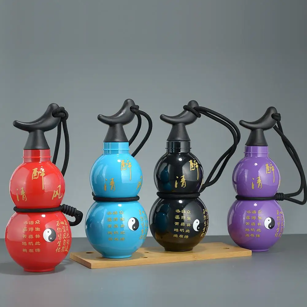 New Gourd Water Bottle Child Water Gourd Kettle Chinese Retro-Inspired  Fashionable Drinking Water Bottle Travelling,Daily Use